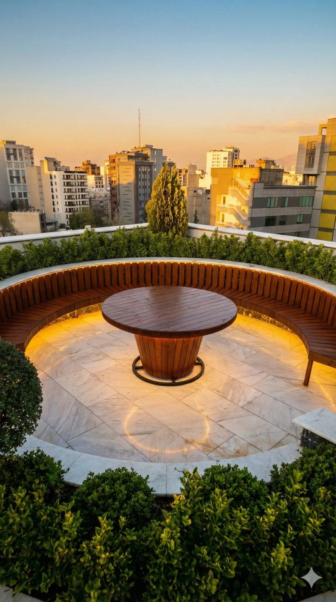 Damoon Wood – Niavaran Rooftop Garden Thermowood