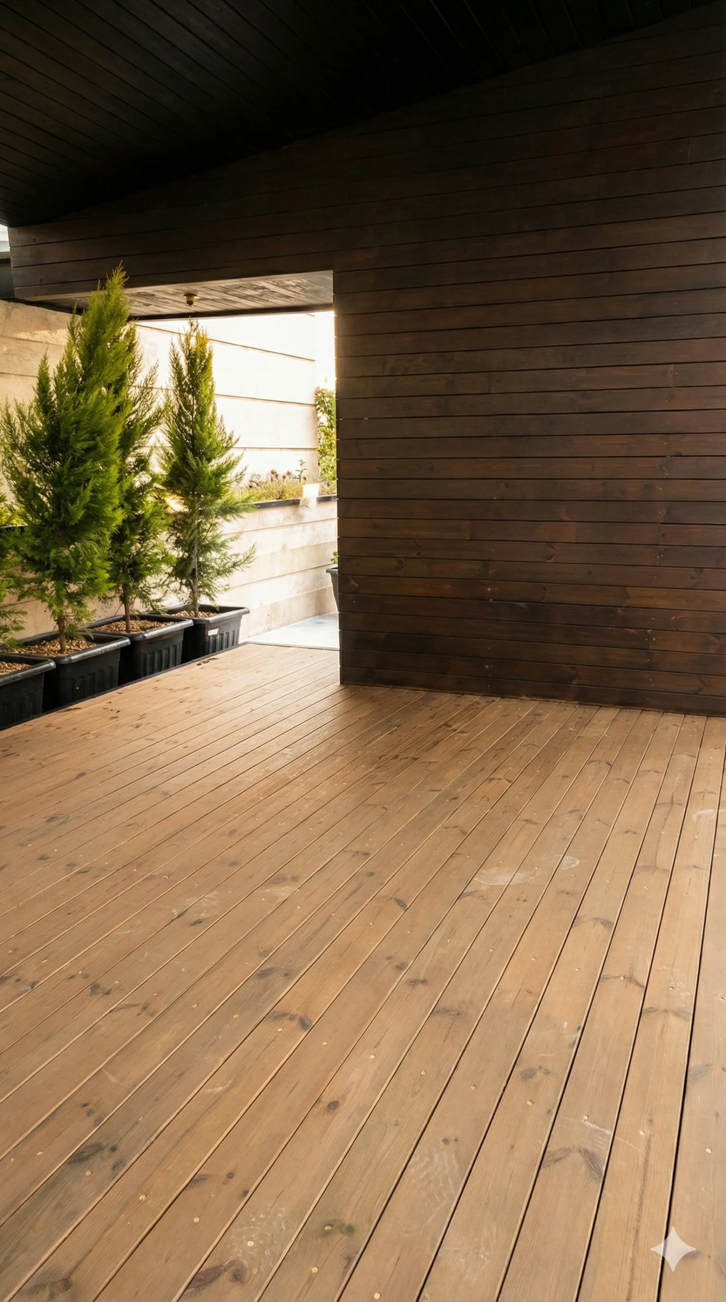 Damoon Wood – Zafaraniyeh Rooftop Garden Thermowood
